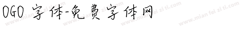 OGO 字体字体转换